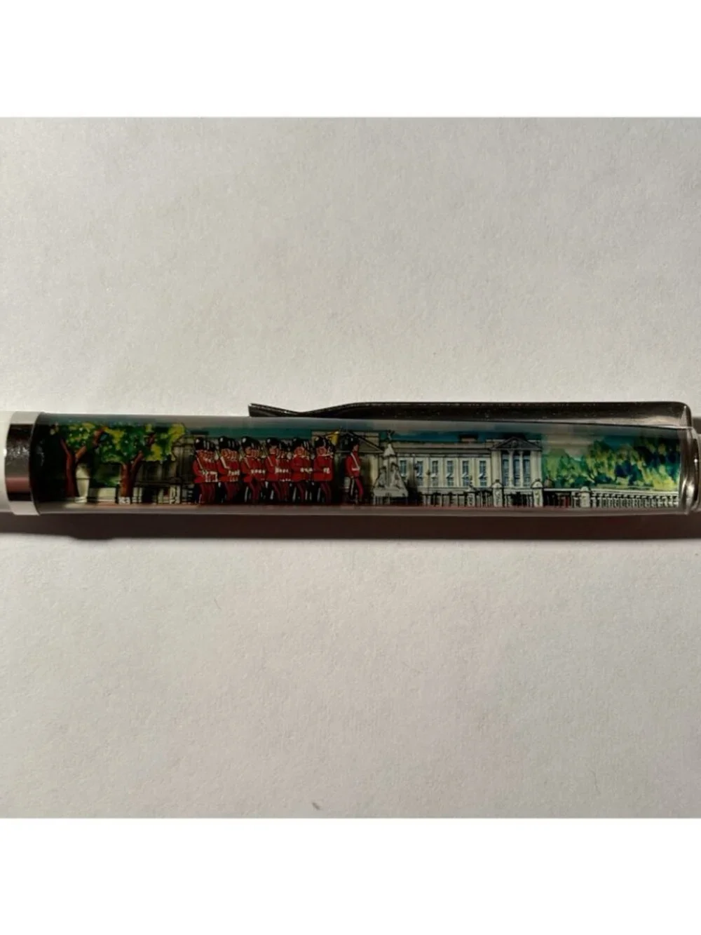 Buckingham Palace London England Floaty Pen Royal Guards Move by Gate Britain